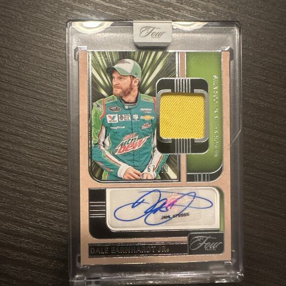 Dale Earnhardt Jr. Auto Patch 67/99 2025 Panini Turn Four - Picture 1 of 5
